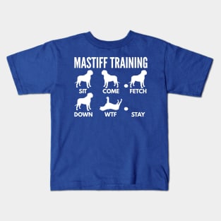 Mastiff Training Mastiff Dog Tricks Kids T-Shirt